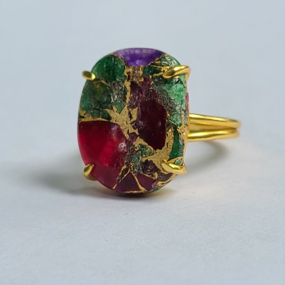 Mojave Turquoise Ring size 7 - Picture 4 of 11